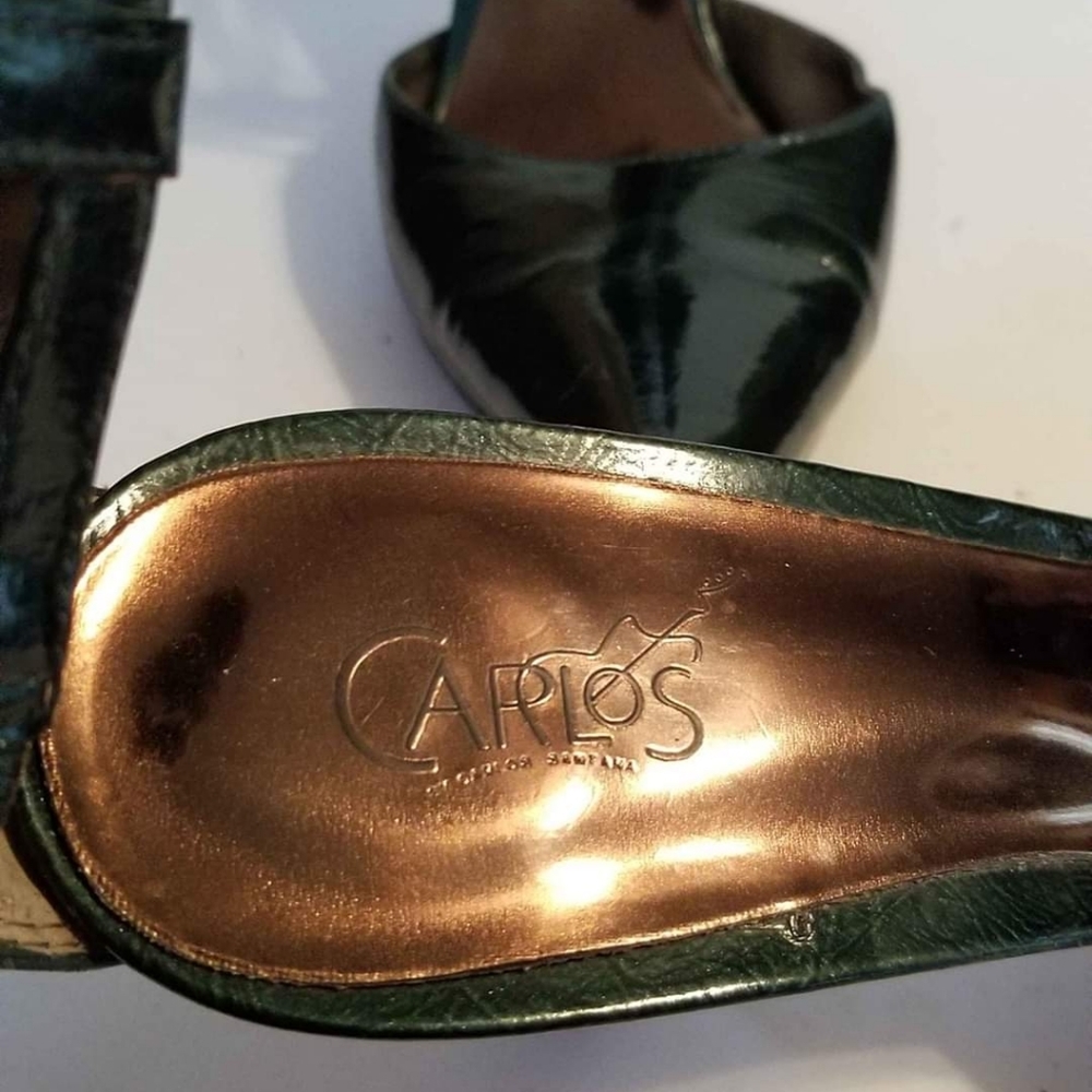 Green Carlos Santana Heels